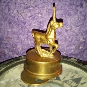 Vintage Brass Musical Unicorn